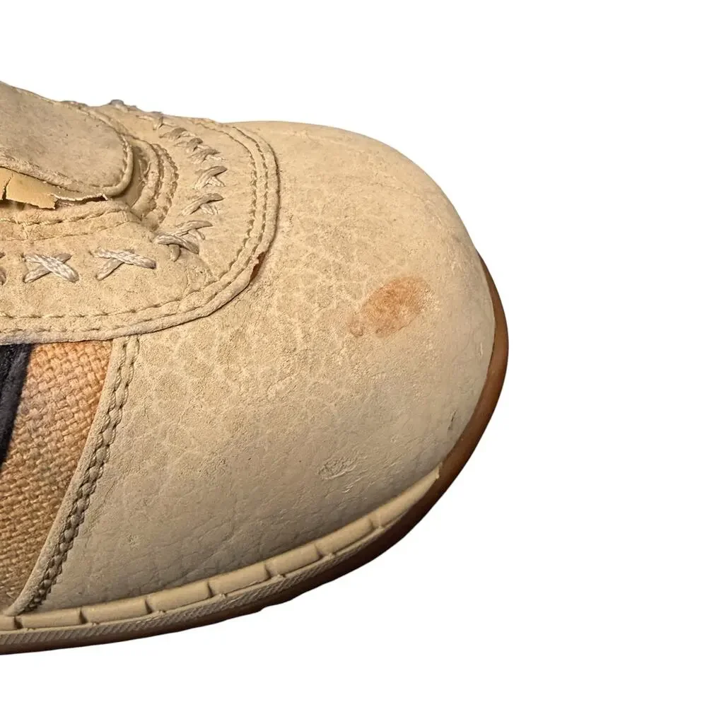 Burton Ruler Snowboard Boots Beige Tan Men's 11 Lace Lower Upper Zone Rare Color
